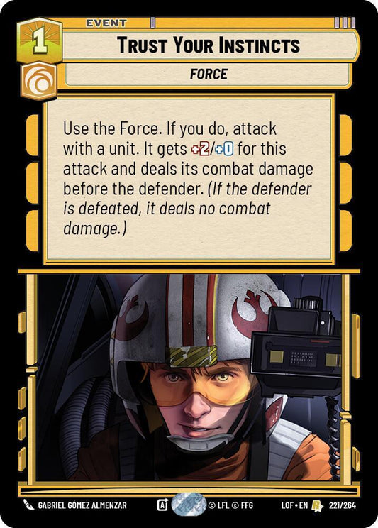 Trust Your Instincts 221/264 Rare Legends of the Force NM/M