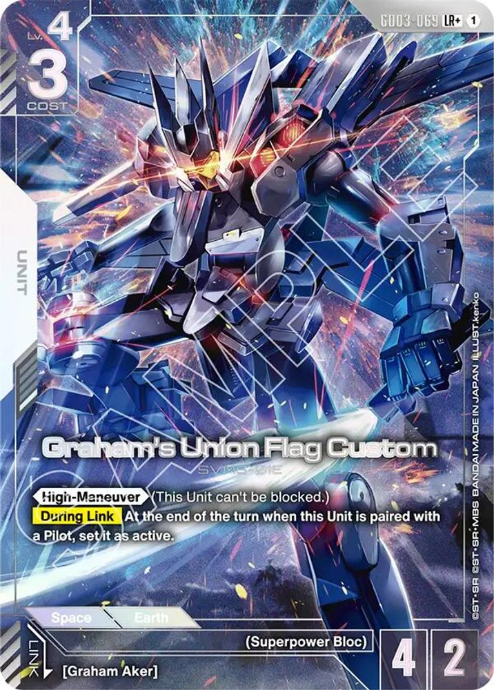 Graham's Union Flag Custom (LR+) GD03-069 LR+ Steel Requiem NM/M