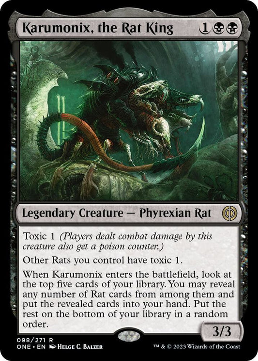 Karumonix, the Rat King 98 Rare Phyrexia: All Will Be One NM/M