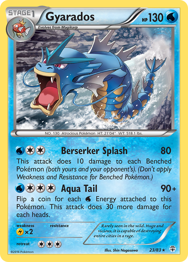 Gyarados 23/83 Rare Generations NM/M
