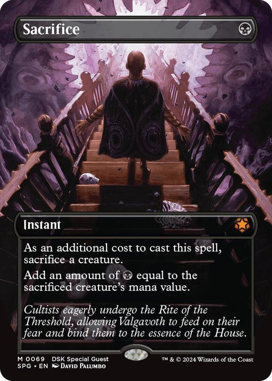 Sacrifice (Borderless) 69 Mythic Special Guests NM/M
