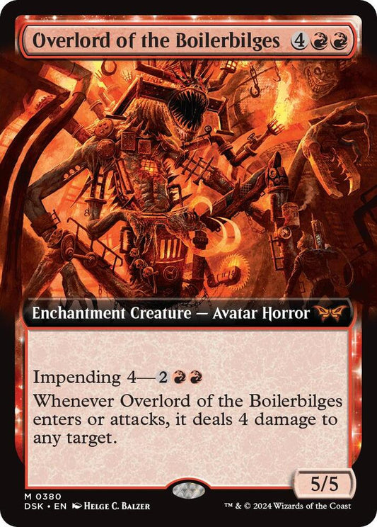 Overlord of the Boilerbilges (Extended Art) 380 Duskmourn: House of Horror Foil NM/M