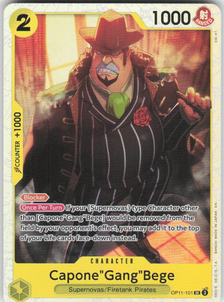Capone"Gang"Bege (101) SR A Fist of Divine Speed OP11-101 NM