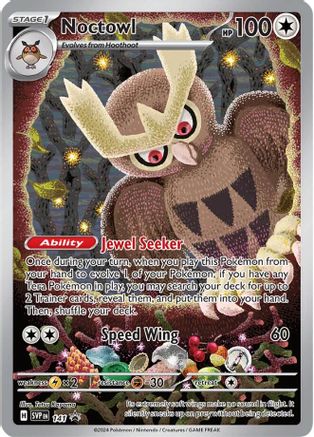 Noctowl 141 Promo Scarlet & Violet Promo Holo NM/M