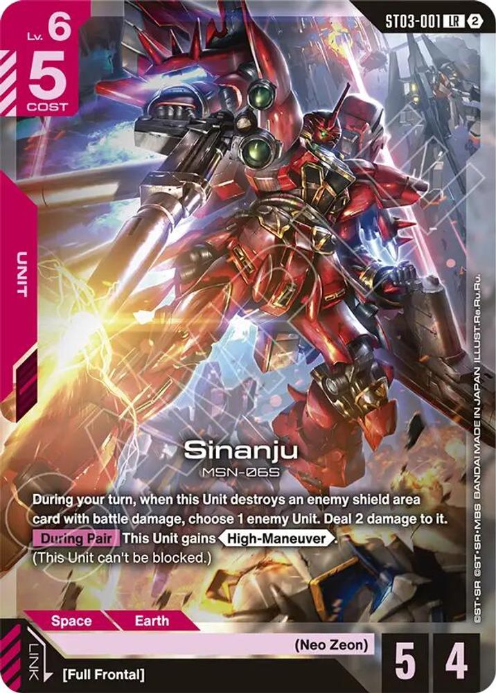 Sinanju ST03-001 LR Deck Build Box Freedom Ascension NM/M