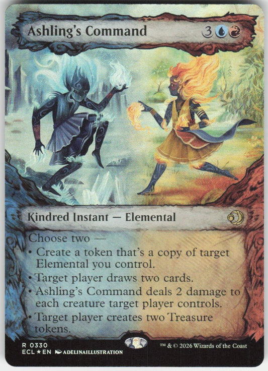 Ashling's Command (Showcase Foil) R Lorwyn Eclipsed 330 NM