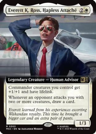 Everett K. Ross, Hapless Attache (Extended Art) 303 Commander: Marvel Super Heroes NM/M