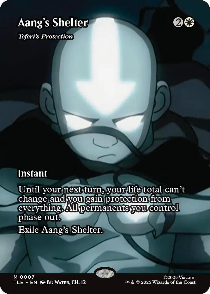 Aang's Shelter - Teferi's Protection (Borderless) 7 Avatar: The Last Airbender: Eternal-Legal NM/M