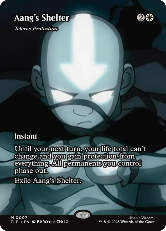 Aang's Shelter - Teferi's Protection (Borderless) 7 Avatar: The Last Airbender: Eternal-Legal NM/M