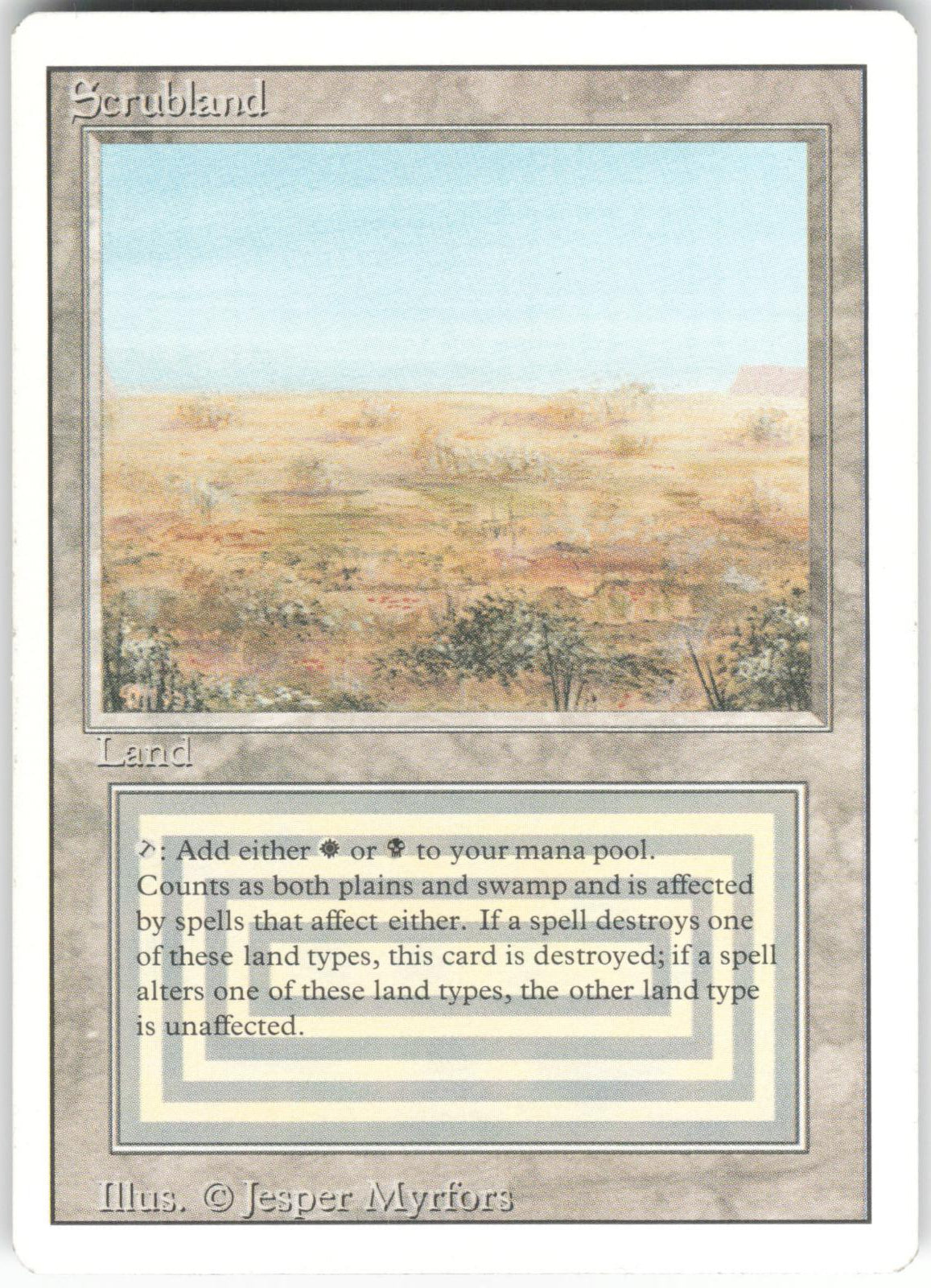 Scrubland Rare Revised Edition LP