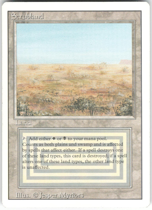 Scrubland Rare Revised Edition LP