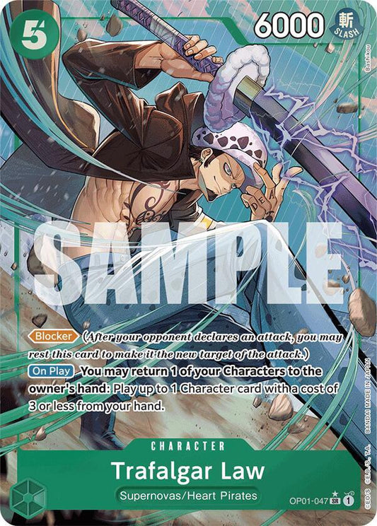 Trafalgar Law (Alternate Art) OP01-047 Premium Booster -The Best- NM/M