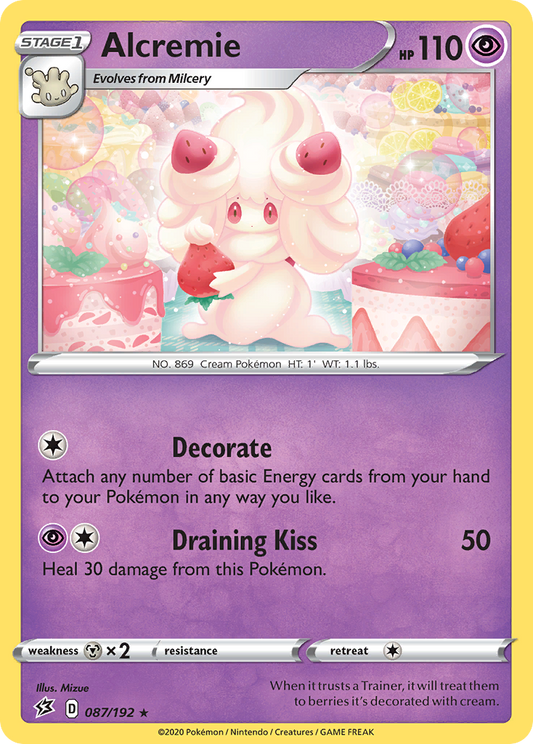 Alcremie 087/192 Rare Reverse Holo Rebel Clash NM/LP