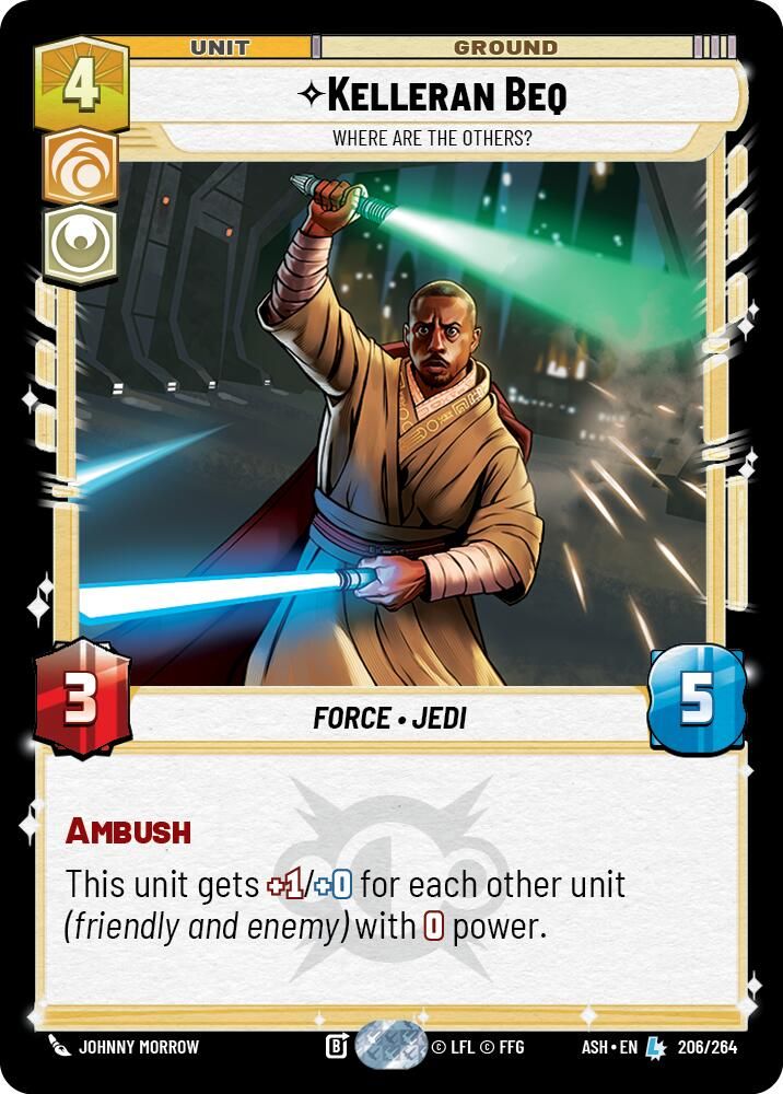 Kelleran Beq - Where are the Others? 206/264 Legendary Ashes of the Empire NM/M