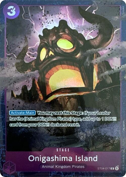 Onigashima Island (PRB02) ST04-017 One Piece Promotion Cards NM/M