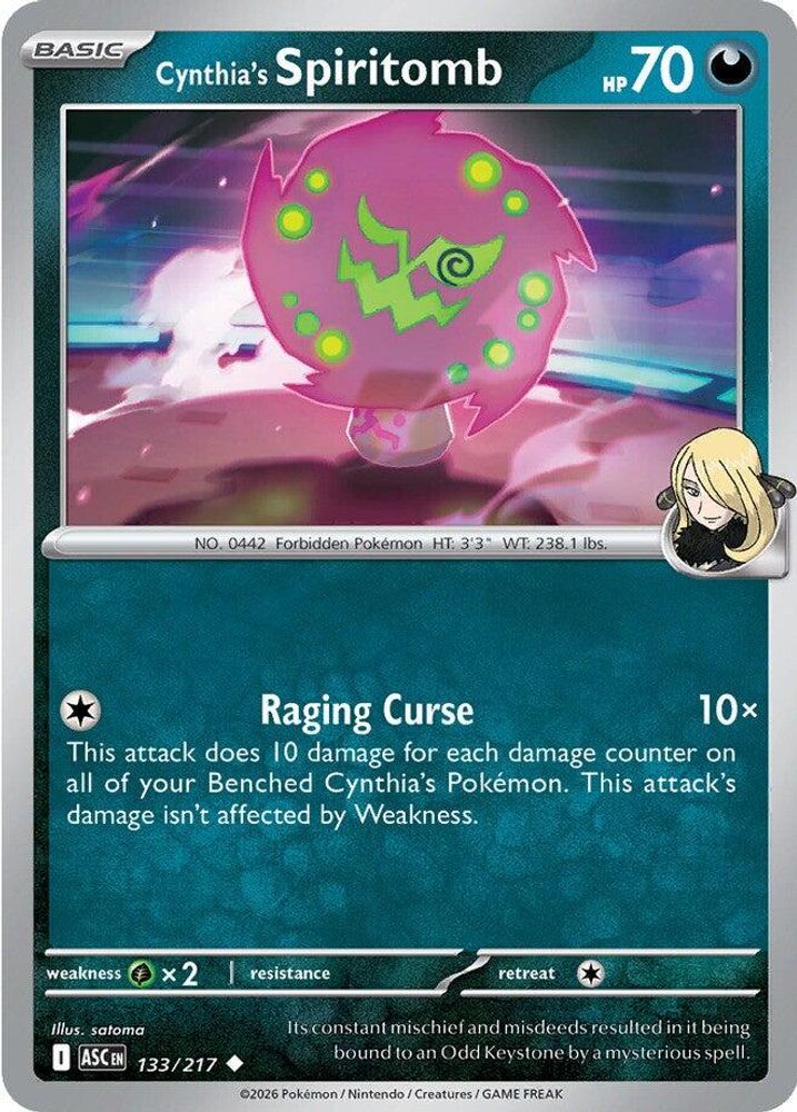 Cynthia's Spiritomb 133/217 Uncommon Ascended Heroes NM/M