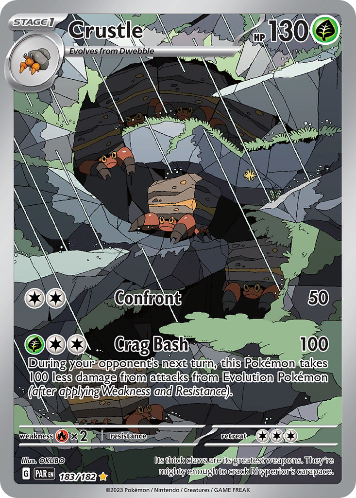 Crustle 183/182 Illustration Rare Paradox Rift NM/M