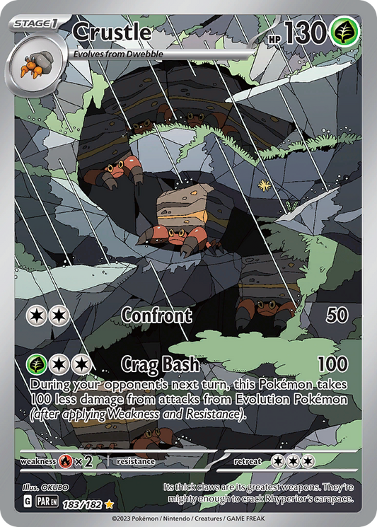 Crustle 183/182 Illustration Rare Paradox Rift NM/M