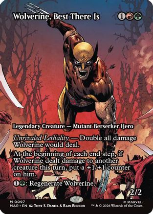 Wolverine, Best There Is (Borderless) 97 Marvel Universe Eternal-Legal NM/M