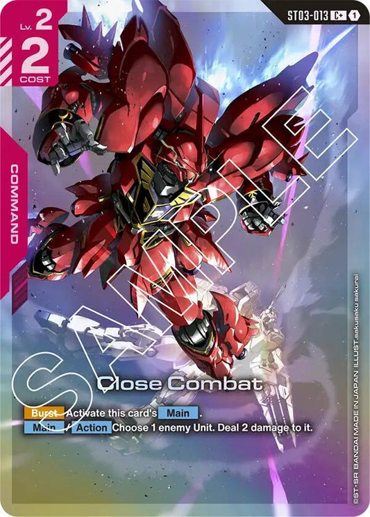 Close Combat (C+) ST03-013 C+ Starter Deck 03: Zeon's Rush NM/M