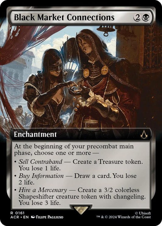 Black Market Connections (Extended Art) 161 Foil Universes Beyond: Assassin's Creed NM/M