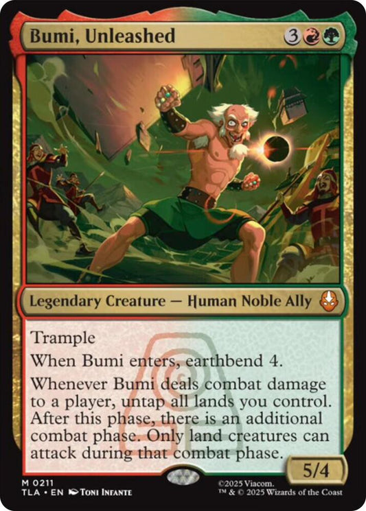Bumi, Unleashed 211 Mythic Avatar: The Last Airbender NM/M