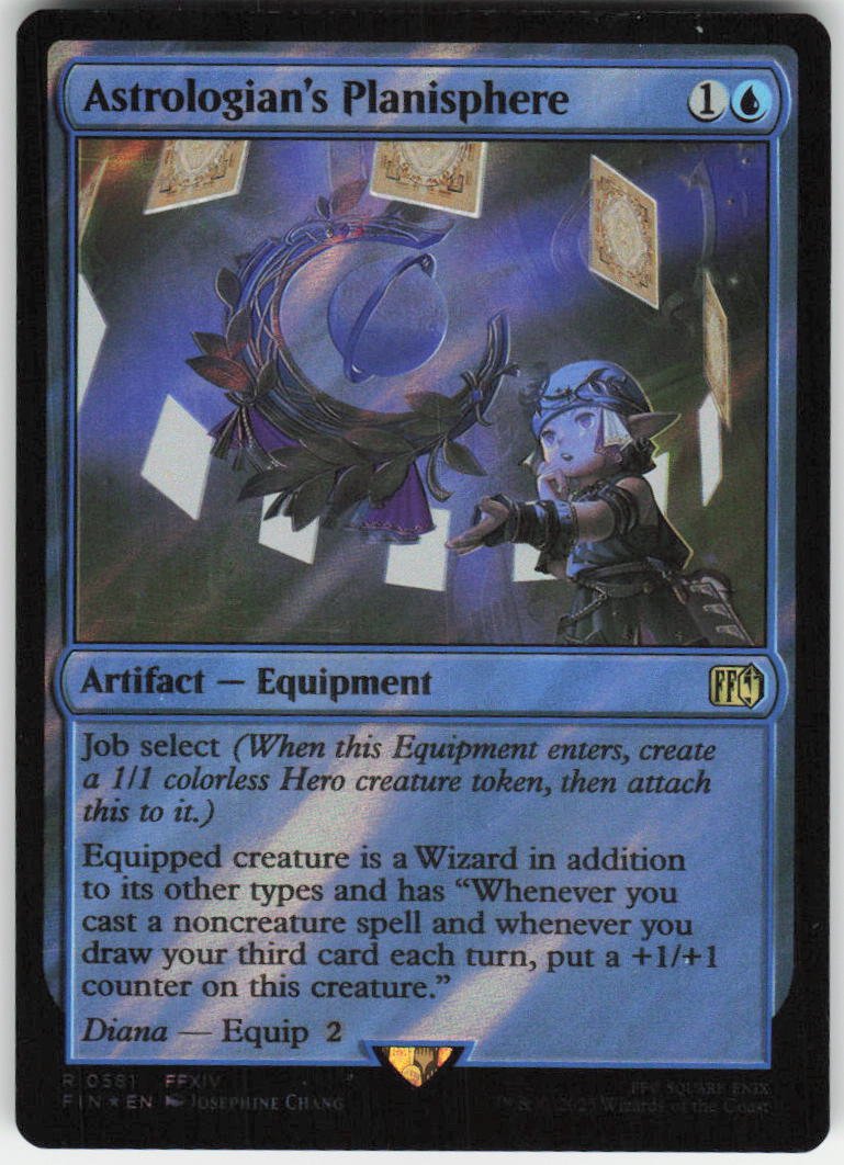 Astrologian's Planisphere (Surge Foil) R FINAL FANTASY 581 NM