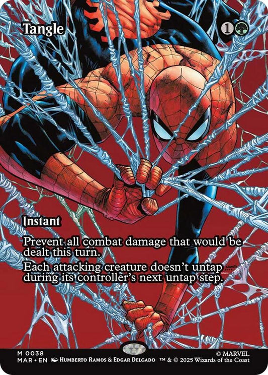 Tangle (Borderless) 38 Foil Mythic Marvel Universe Eternal-Legal NM/M