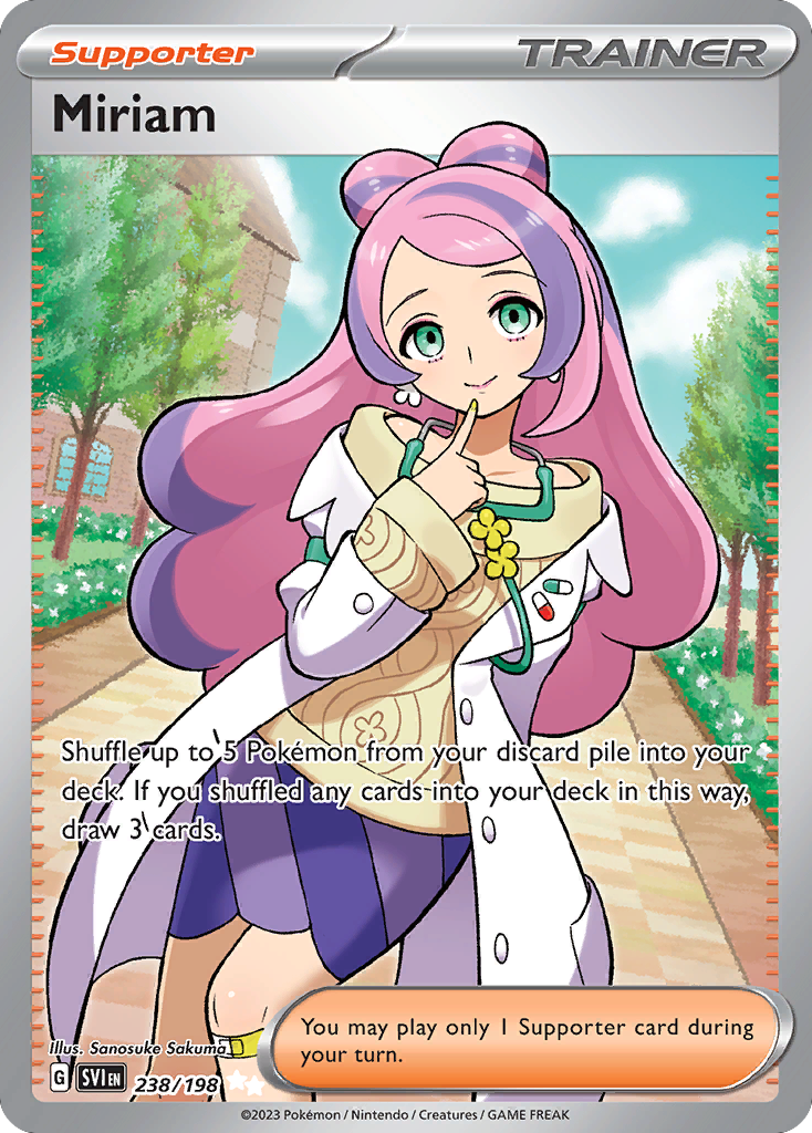 Miriam 238/198 Ultra Rare Scarlet & Violet NM/M