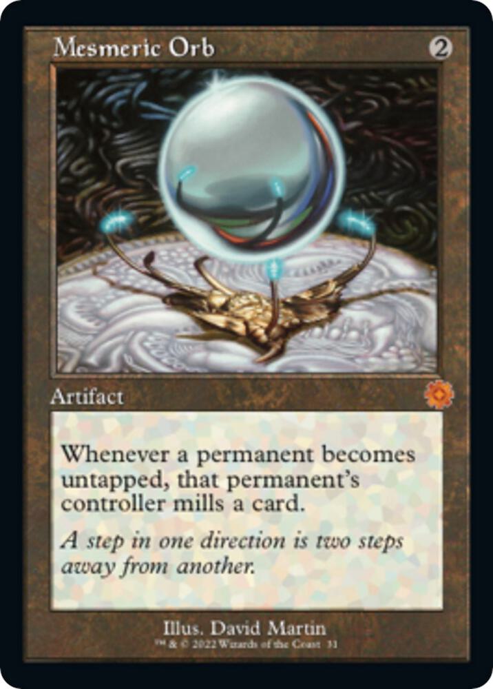 Mesmeric Orb 31 Mythic The Brothers' War: Retro Frame Artifacts NM/M