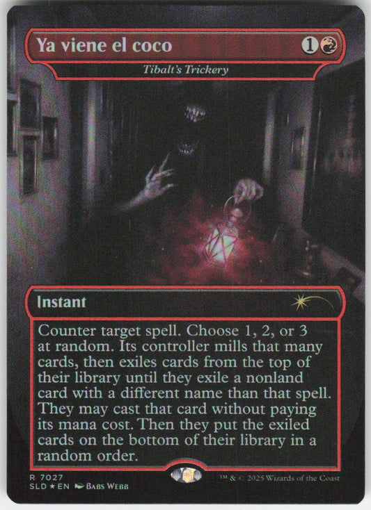 Ya viene el coco - Tibalt's Trickery (Rainbow Foil) R Secret Lair Drop Series 7027 NM