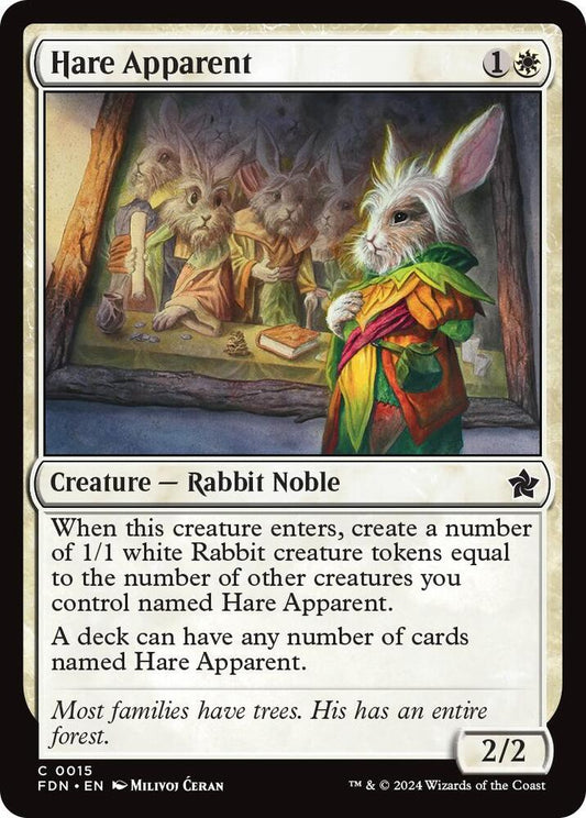 Hare Apparent 15 Common Foundations Foil NM/M
