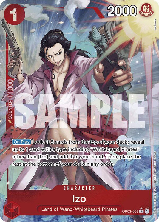 Izo (Full Art) OP03-003 Rare Premium Booster -The Best- NM/M
