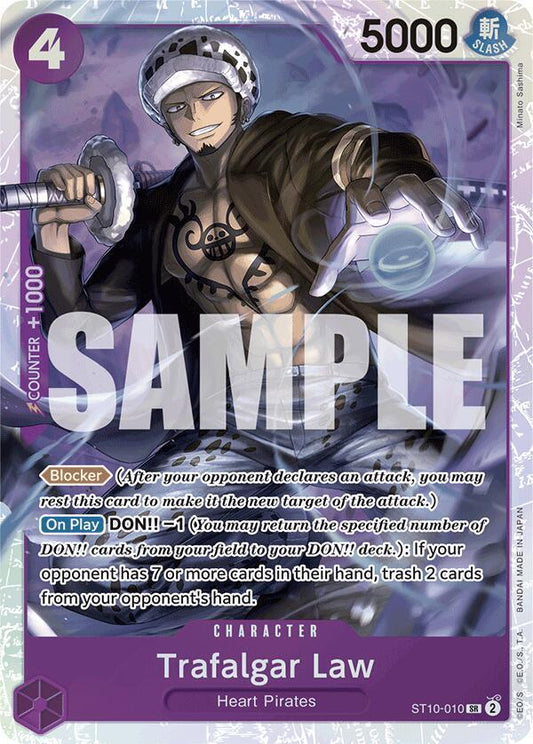 Trafalgar Law (010) ST10-010 Super Rare Ultra Deck: The Three Captains NM/M