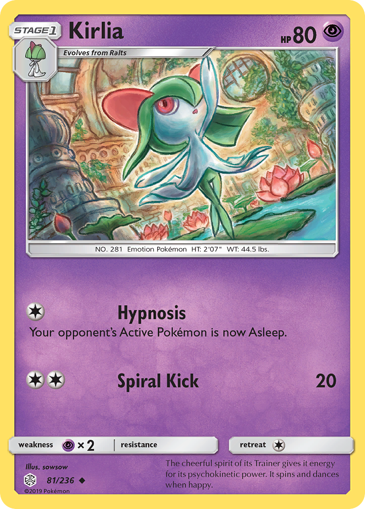 Kirlia 81/236 Uncommon Cosmic Eclipse NM/M