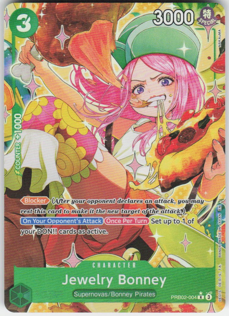 Jewelry Bonney - (Alternate Art) R Premium Booster -The Best- Vol. 2 PRB02-004 NM