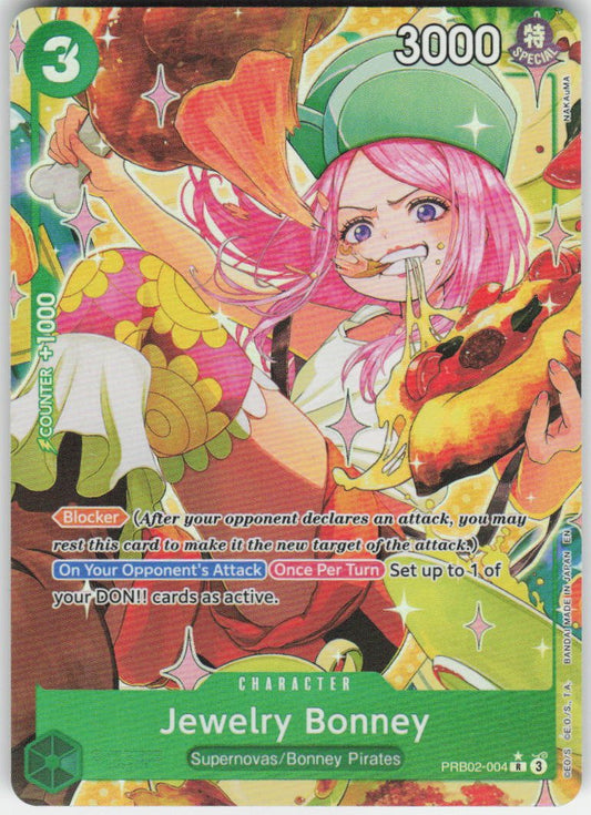 Jewelry Bonney - (Alternate Art) R Premium Booster -The Best- Vol. 2 PRB02-004 NM