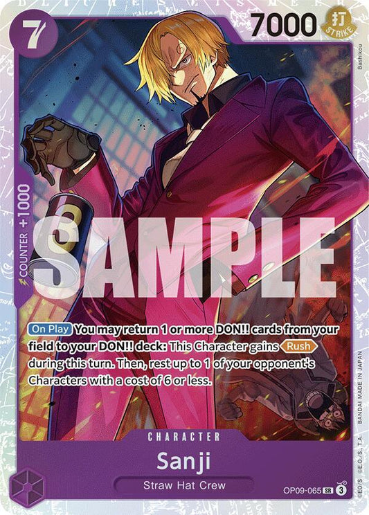 Sanji (065) OP09-065 Super Rare Emperors in the New World NM/M