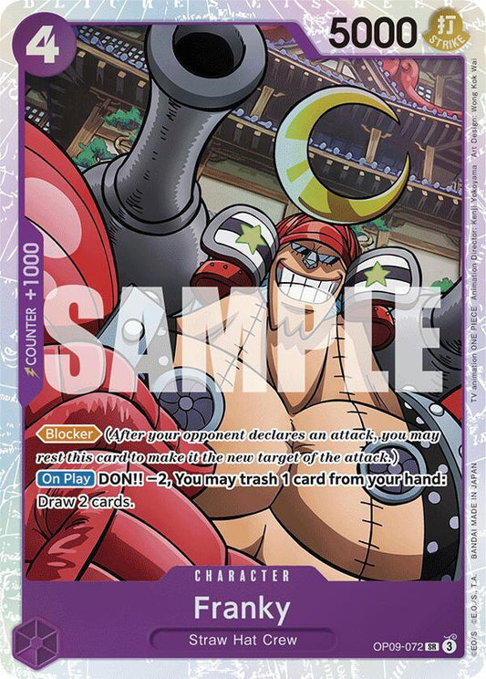 Franky OP09-072 Super Rare Emperors in the New World NM/M
