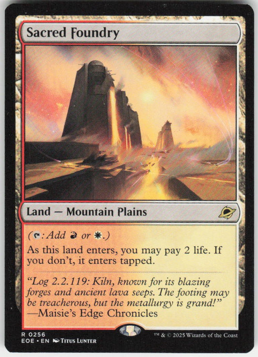Sacred Foundry R Edge of Eternities 256 NM