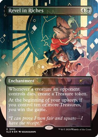 Revel in Riches (Rainbow Foil) 1830 Rare Secret Lair Drop Series Holo Foil NM/M