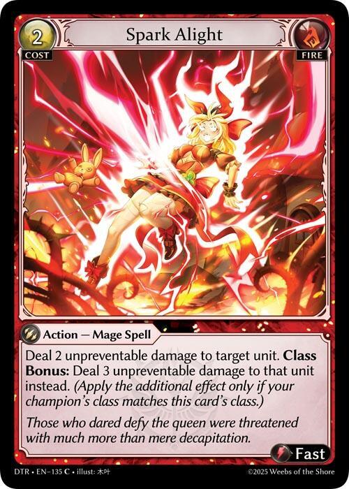 Spark Alight 135 Common Distorted Reflections NM