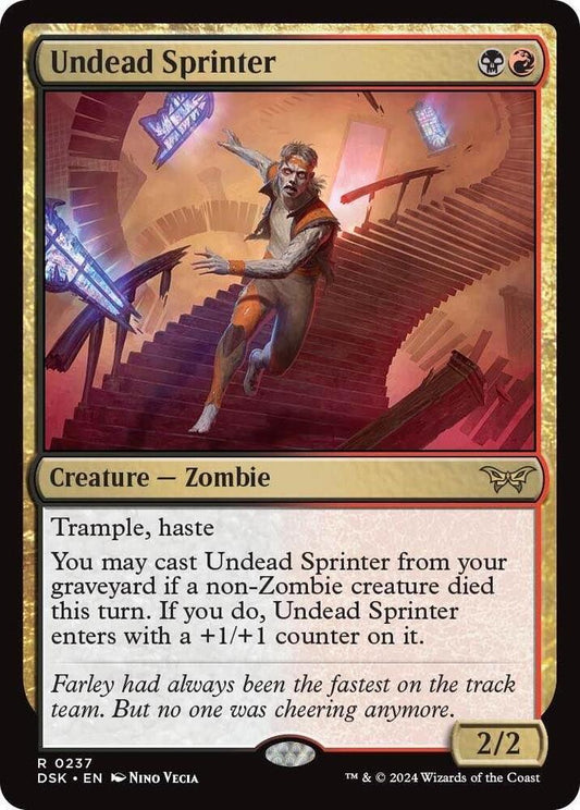Undead Sprinter 237 Foil Rare Duskmourn: House of Horror NM/M
