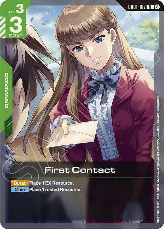 First Contact GD01-107 UC Deck Build Box Freedom Ascension NM/M