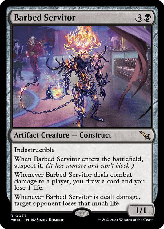Barbed Servitor 77 Rare Murders at Karlov Manor NM/M