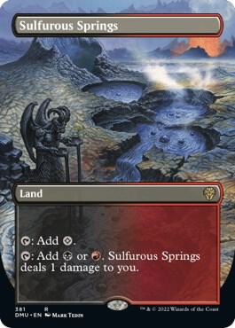 Sulfurous Springs (Borderless) 381 Rare Dominaria United NM/M