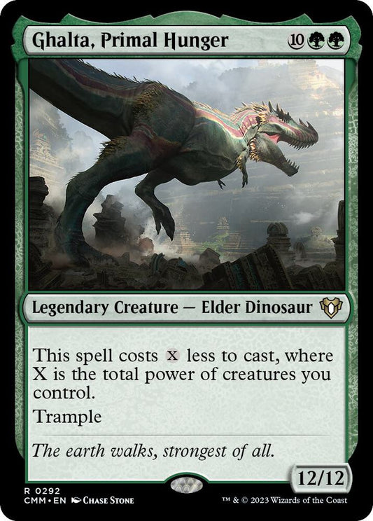 Ghalta, Primal Hunger 292 Rare Commander Masters NM/M