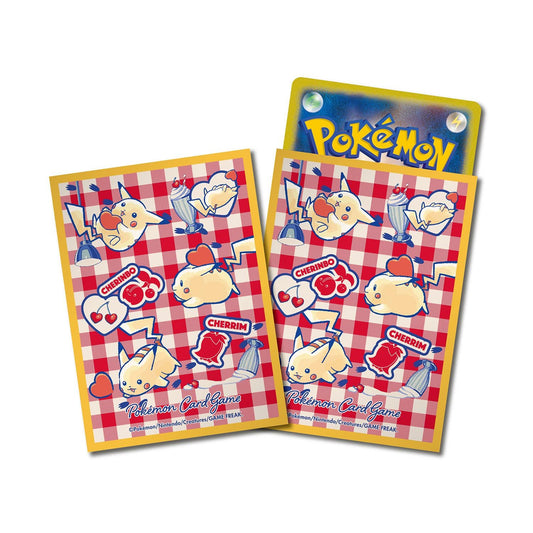 Pikachu and Hearts Deck Sleeves - Pokemon Center Exclusive
