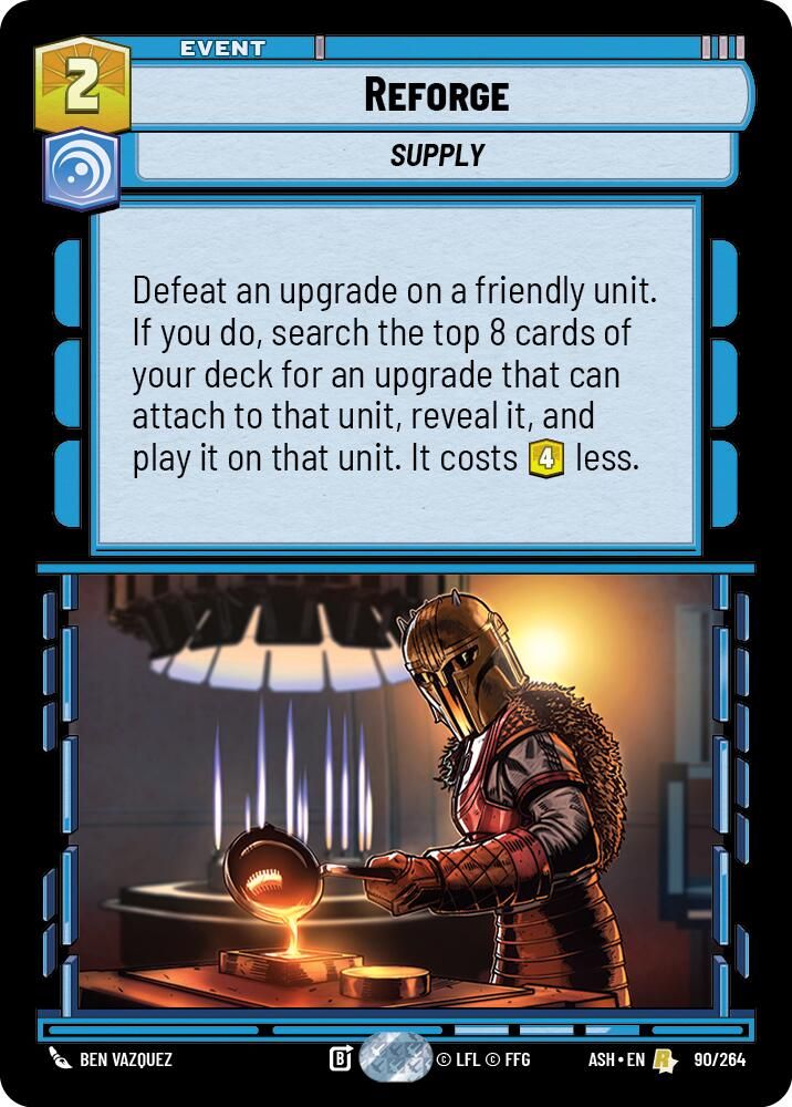 Reforge 90/264 Rare Ashes of the Empire NM/M
