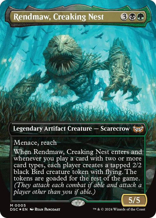Rendmaw, Creaking Nest (Borderless) 5 Commander: Duskmourn: House of Horror NM/M